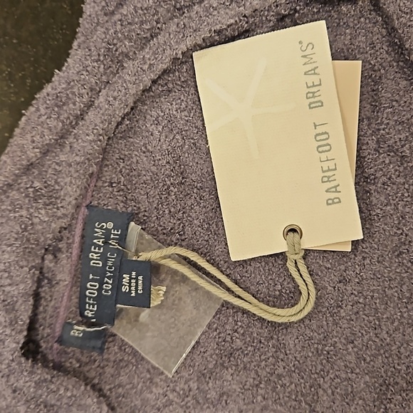 💕BAREFOOT DREAMS💕 Cozy Chic Lite Island Wrap Pacific Blue Small/Medium NWT - Picture 14 of 16